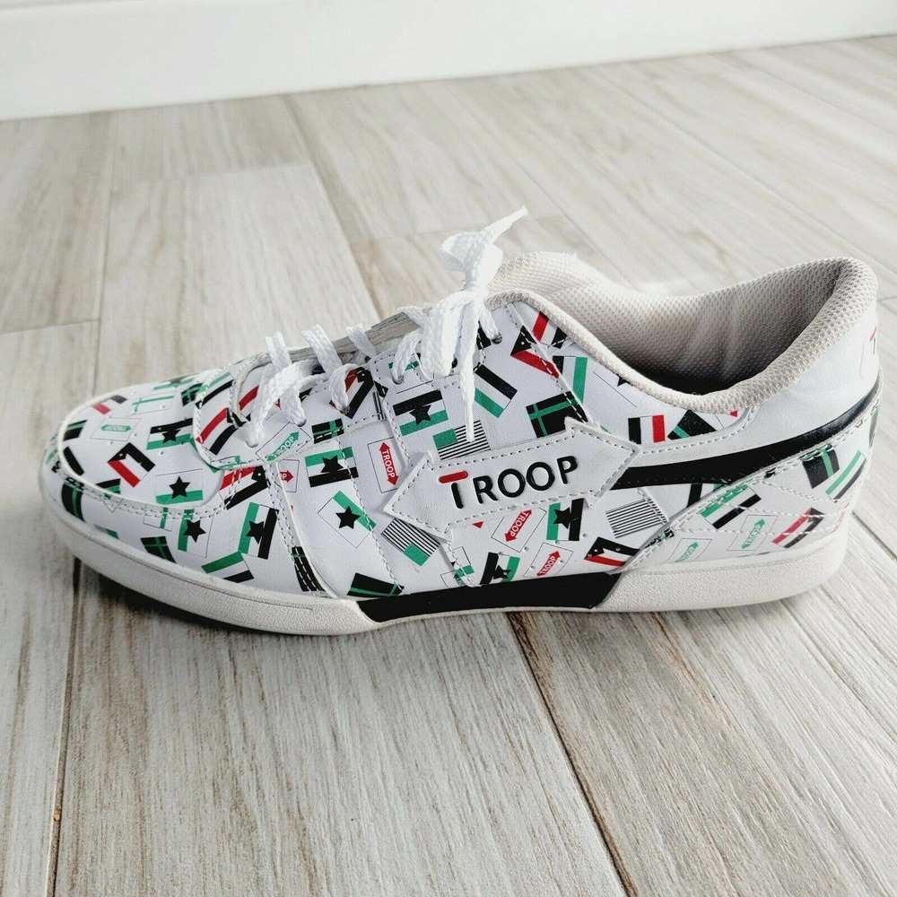 Men's Troop Size 11 Crown White Flag World Cup Shoes Sneakers
